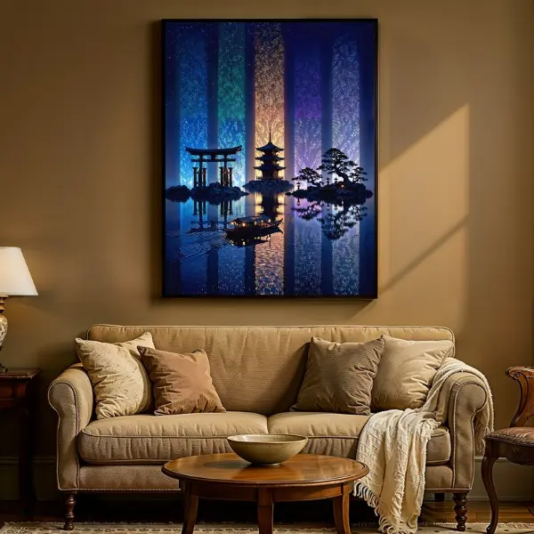 Preview of the Mystical Japanese Night digital download product listing on the Gumroad marketplace.